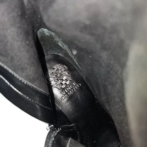 Vince Camuto Black Heeled Boots - Picture 12 of 14